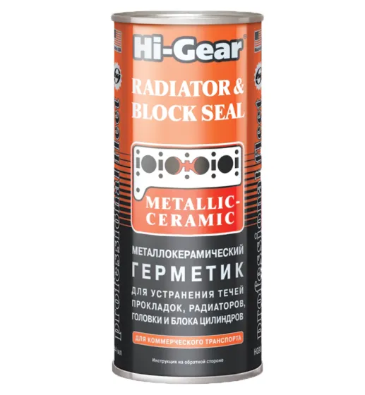 Hi-Gear Металлокерамический герметик системы охлаждения 444мл