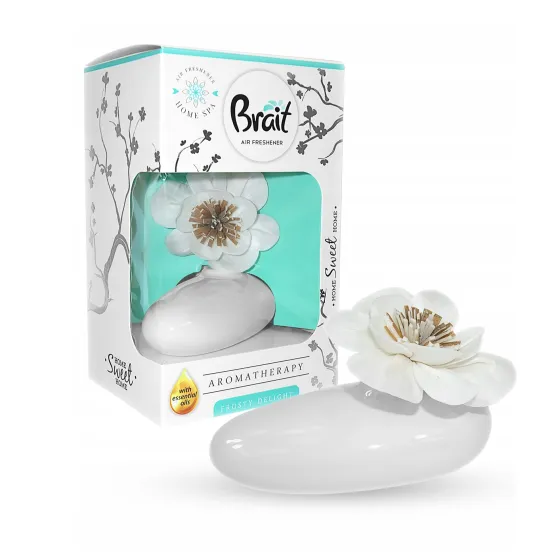 Ароматизатор BRAIT SPA FLOWER (на панель приборов) FROSTY DELIGHT / Морозное наслаждение 75мл Польша