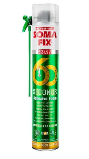 Пена монтажная S937 750мл (Пена-клей «60 секунд»)
