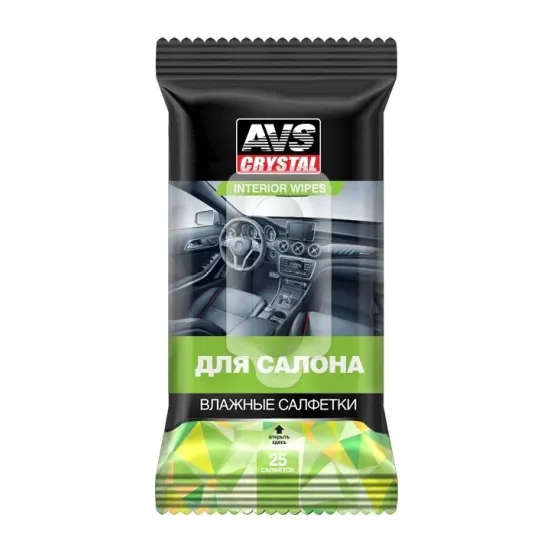 Влажные салфетки "Для Салона", 25 шт.AVS AVK-201