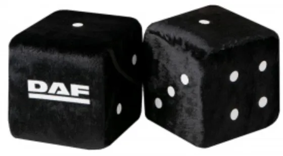 Кубики 80х80мм "DAF" на присоске