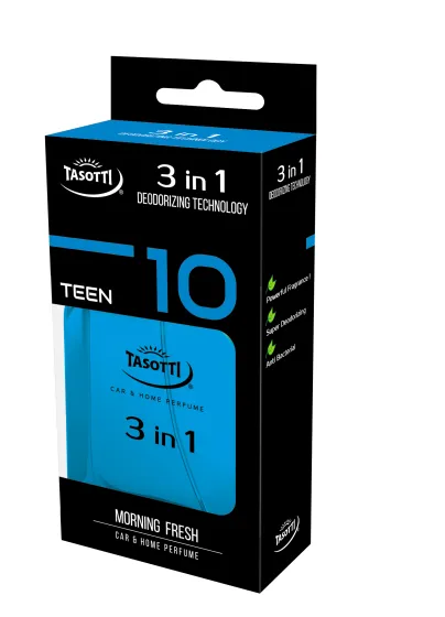 Ароматизатор TASOTTI CAR&HOME PERFUME 3в1 Morning fresh с антибактериальным эффектом
