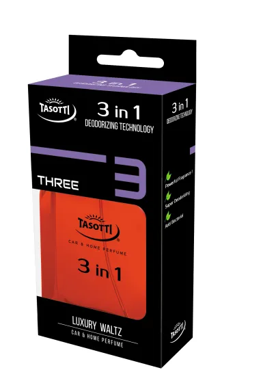 Ароматизатор TASOTTI CAR&HOME PERFUME 3в1 Luxury wal с антибактериальным эффектом