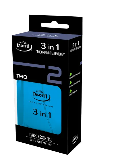 Ароматизатор TASOTTI CAR&HOME PERFUME 3в1 Dark essen с антибактериальным эффектом