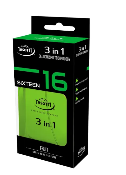 Ароматизатор TASOTTI CAR&HOME PERFUME 3в1 Fruts с антибактериальным эффектом