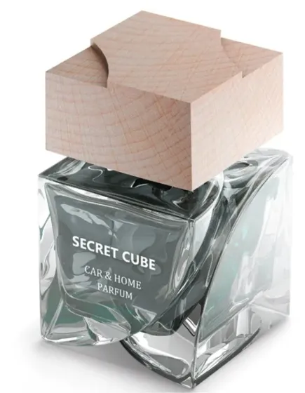 Ароматизатор TASOTTI "SECRET CUBE" Amber wood, духи-спрей с деревянной крышкой, 50мл