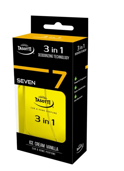 Ароматизатор TASOTTI CAR&HOME PERFUME 3в1 Ice cream с антибактериальным эффектом
