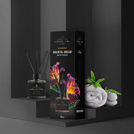 Ароматизатор TASOTTI (на панель приборов) REED DIFFUSER ORIENTAL DREAM 1/12