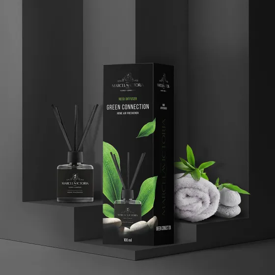 Ароматизатор TASOTTI (на панель приборов) REED DIFFUSER GREEN CONNECTION 1/12