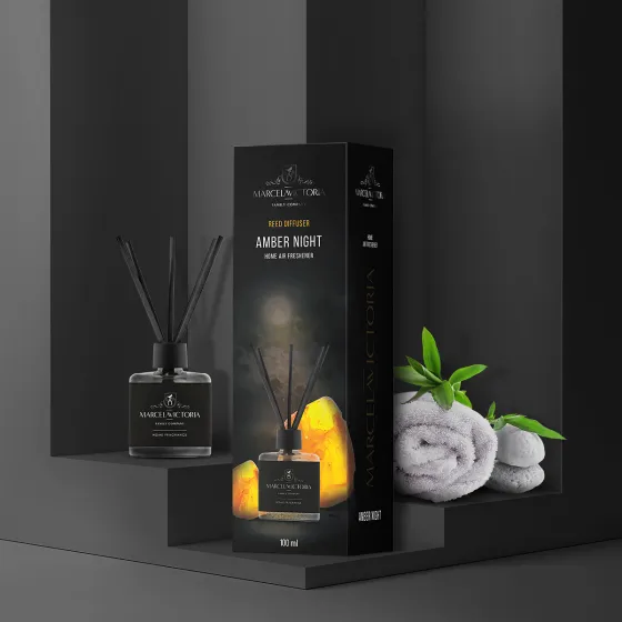 Ароматизатор TASOTTI (на панель приборов) REED DIFFUSER AMBER NIGHT 1/12