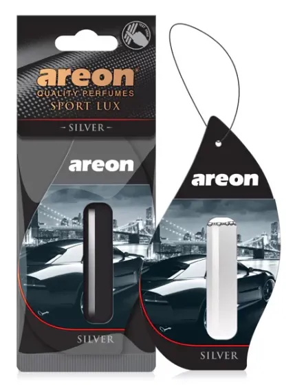 Ароматизатор AREON SPORT LUX SILVER /1/24