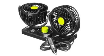 Автовентилятор HХ-Т303 12V двойной, 5″, 15W
