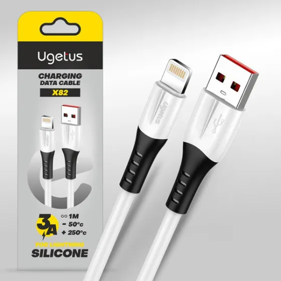 Кабель USB X82 Lightning (Белый)