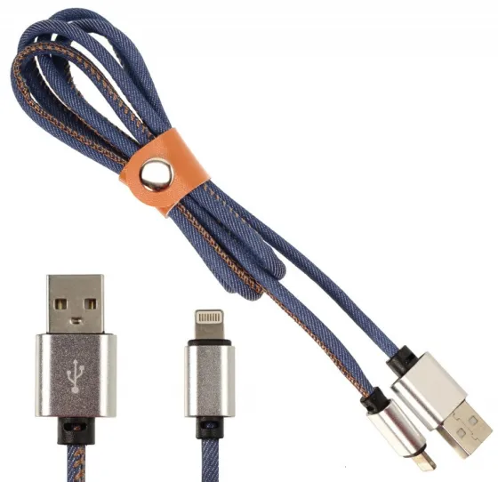 Кабель USB Type-C 1м Джинсовый