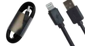 Кабель USB iPhone (Lightning) 1м Черный