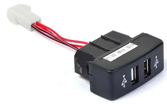 Заглушка для Mercedess Benz с 2 USB разъемами
