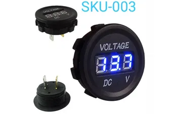 Вольтметр врезной SKU-003 12-24V