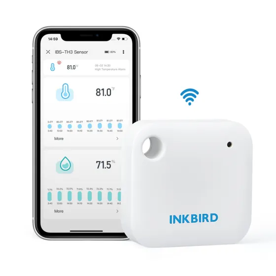 Метеостанция в рефрежиратор (логер) ТН3 (Приложение INKBIRD)