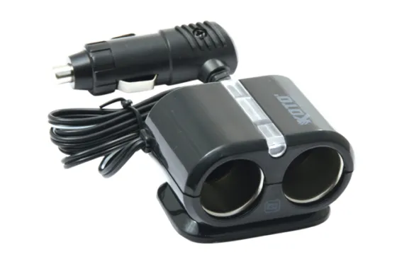 Разветвитель прикуривателя 2 гнезда 12V GT Auto