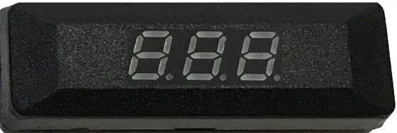 Вольтметр с проводом 12-24V Узкий НА СКОТЧЕ (Россия)