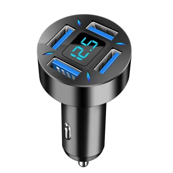 Вольтметр в прикуриватель +4 USB