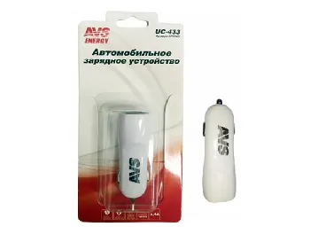 Автомобильное зарядное устройство USB AVS 2 порта UC-433 (2,4А)