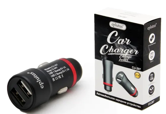 Автомобильное зарядное устройство Eplutus CU-211Q QC 3.0 12-24V