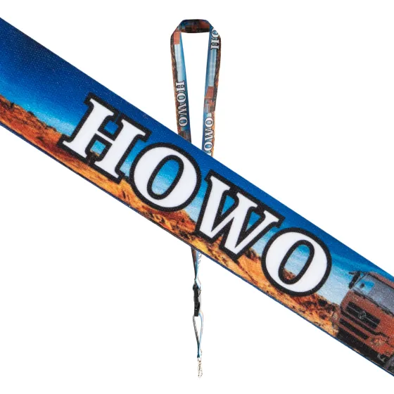 Шнурок на шею с карабином для ключей "HOWO" Польша