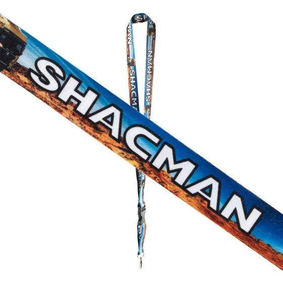 Шнурок на шею с карабином для ключей "SHACMAN" Польша