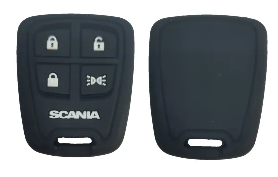 Чехол для ключа SCANIA 4 серия Силикон Черный
