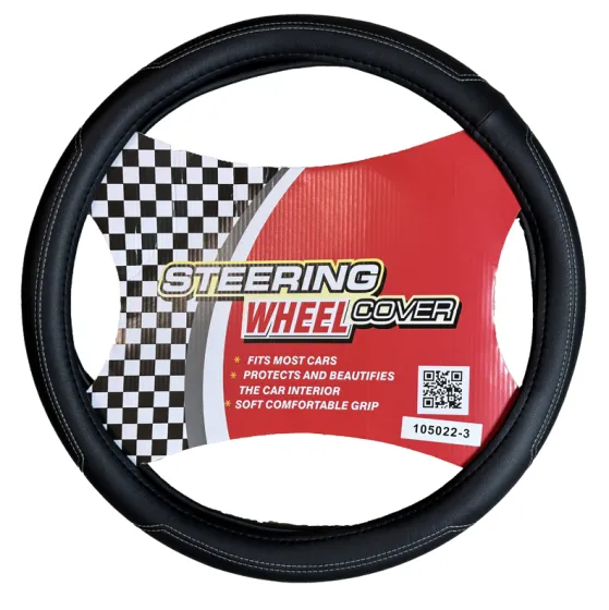 Оплетка на руль 50*10см кож/зам XXXXL STEERING WHEEL Черная