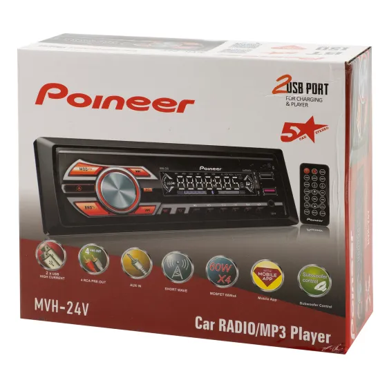 Автомагнитола DV-Pioneer.ok MVH 24V