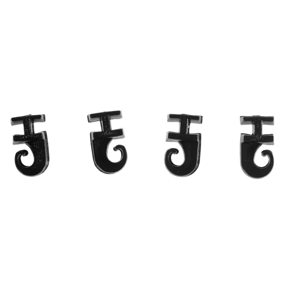 Крючок шторы в кабину №19 UNIVERSAL с крючком (мин. уп. 10шт)
