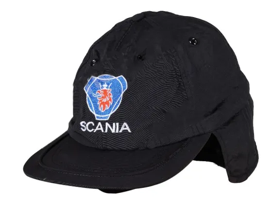 Кепка Утепленная SCANIA Черная (Польша)