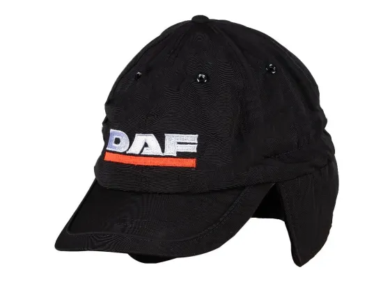Кепка Утепленная DAF Черная (Польша)