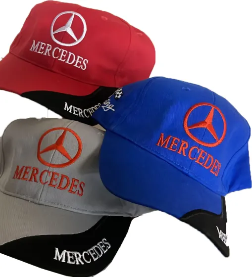 Кепка MERCEDES Серая черный козырек (Польша)