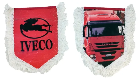 Вымпел №17 IVECO Красный