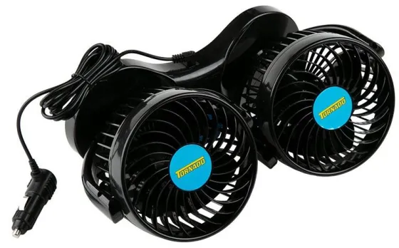 Автовентилятор HХ-Т312 24V двойной, 6″, 15W