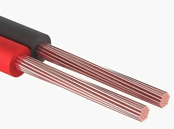 Кабель акустический, 2х1,5 мм², красно-черный, 100м