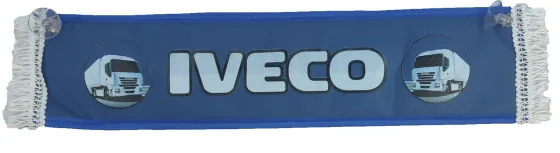 Вымпел 500х100мм эко-кожа Iveco / пустой синий