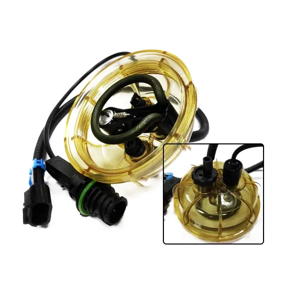 Отстойник сепаратора (колба) R90P (FS19532) с подогревом и датчиком воды