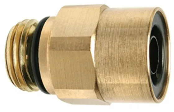 Фитинг "C" 12мм - М20х1,50 ПРЯМОЙ (наружная резьба, латунь) "C"