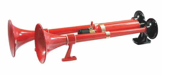 Сигнал двухрожковый 24V Красный L=640/740мм с рессивером ТАЙВАНЬ