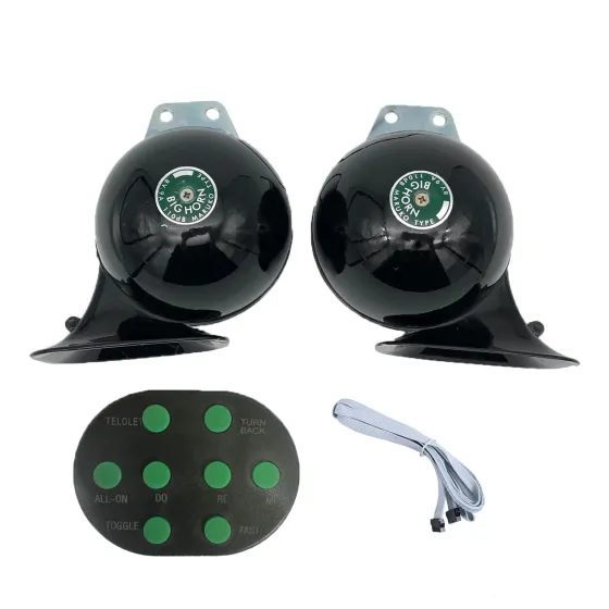 Сигнал электрический 24V 2A  4A (к-т 2шт) 8 SOUND (музыкальный)