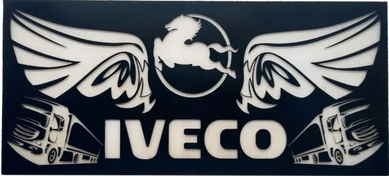 Табличка светящаяся IVECO 24V  в спальник