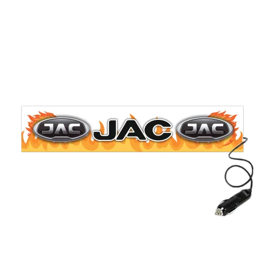 Табличка светящаяся FIRE JAC 24V (Двухстороняя со штекером)