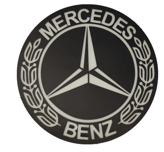 Табличка светящаяся MERCEDES 24V круглая 30см