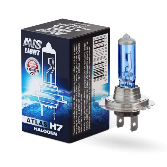 Галогенная лампа AVS ATLAS BOX 5000К H7 24V 70W /10