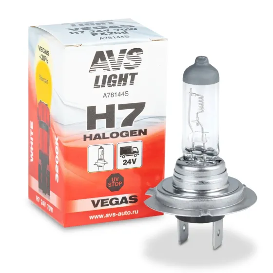 Галогенная лампа AVS VEGAS H7 24V /10