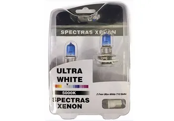 Газонаполненные лампы AVS SPECTRAS Xenon 5000K H3 12V 75W, комплект 2+2 (T-10) шт.